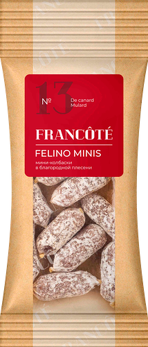 Колбаски Галерея Вкуса Фелино мини с/в, сорт экстра, 60г