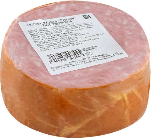 

Колбаса вареная Честномясо Русская, весовая