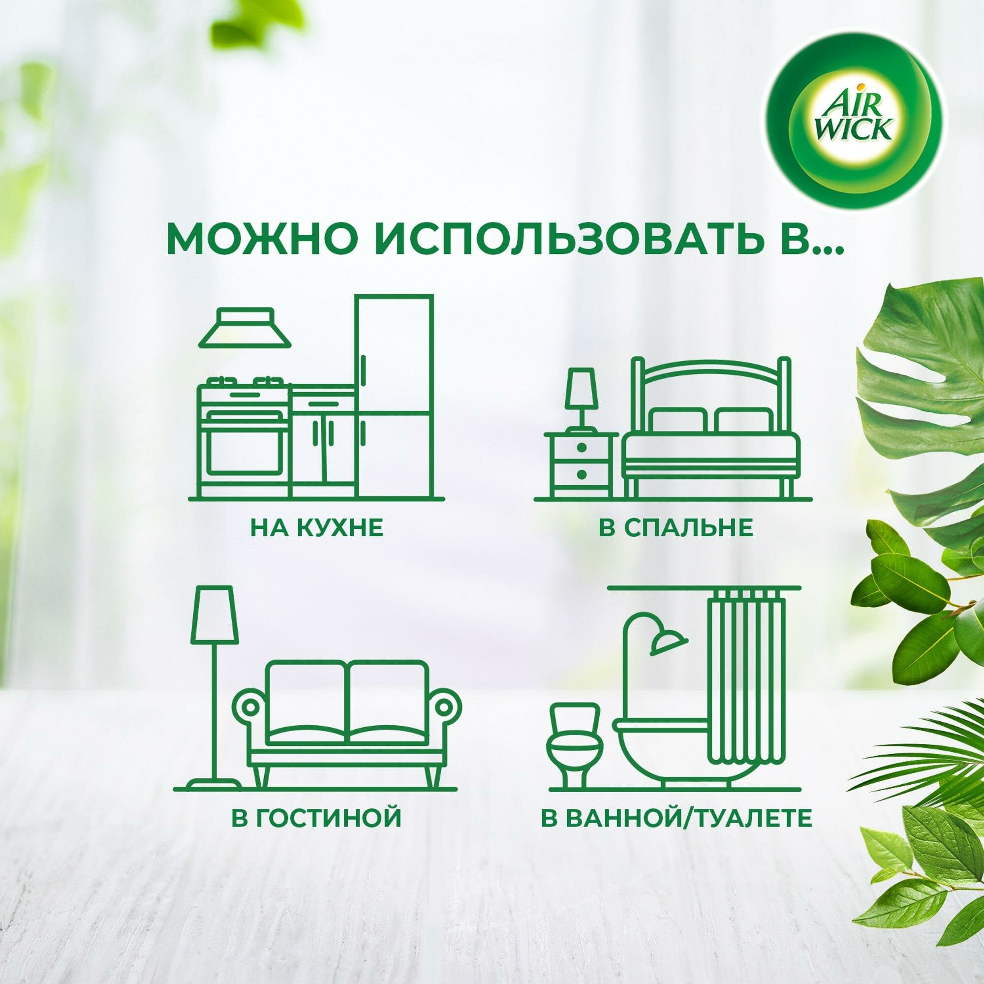 

Сменный баллон для автоматического освежителя Air Wick Женьшень и лимон 250 мл
