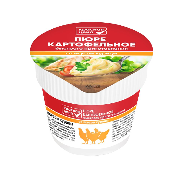 Пюре Красная Цена картофельное сухое со вкусом Курицы 40 г