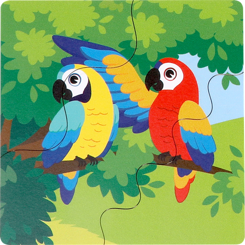 

Игрушка развивающая Mapacha Пазлы для малышей с разным резом, 440г