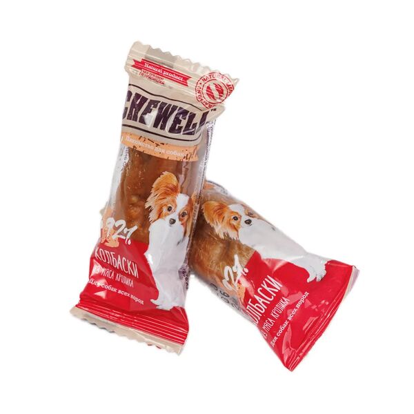 Лакомство для собак всех пород, колбаски из мяса кролика