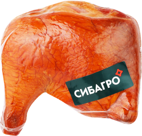 

Окорочок куриный СибАгро копчено-вареный весовой