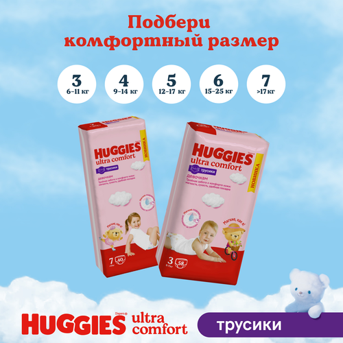

Трусики-подгузники Huggies для девочек 4-L 9-14 кг 52 шт. дизайн упаковки в ассортименте
