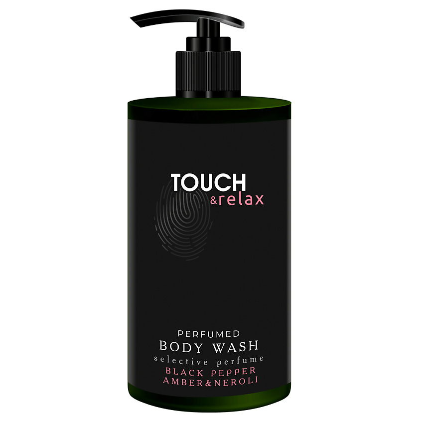 

Гель для душа парфюмированный Touch&Relax Черный перец, нероли и амбра, 450 мл
