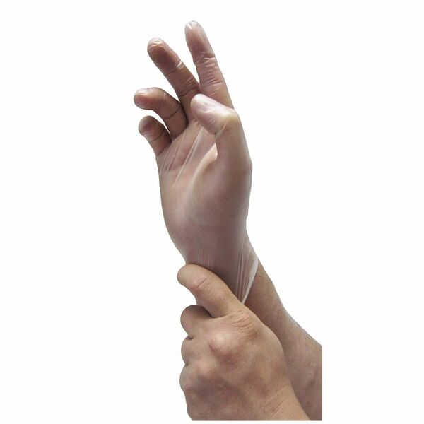 Перчатки виниловые SFM 1 пара размер L нестерильные неопудренные