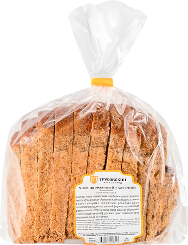 

Хлеб формовой Трусовский хлебозавод Казачий в нарезке 300 г