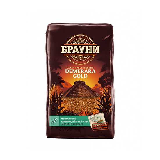 

Сахар-песок Брауни Demerara Gold тростниковый 900 г