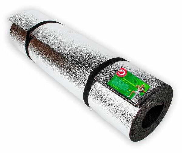 Коврик туристический Ашан Красная птица с фольгой, 170х60 см