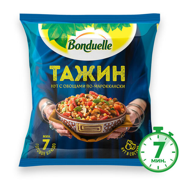 Овощи Bonduelle Тажин по-маррокански, смесь замороженная, 400 г