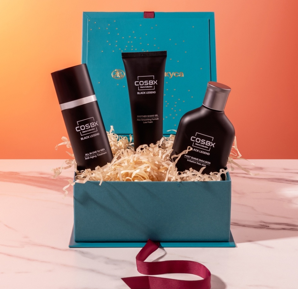 

Набор подарочный «Азбука вкуса», «Набор для бритья т.м.Cosbx BLACK LEGEND», Россия