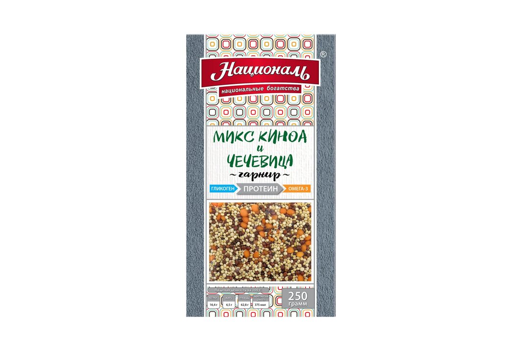 

Гарнир Националь микс киноа и чечевица 250 г