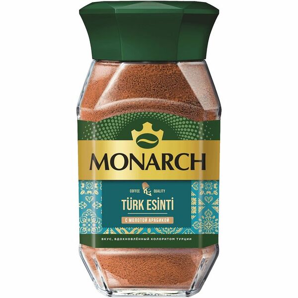 Кофе Monarch Turk Esinti растворимый с добавлением жареного молотого 90 г