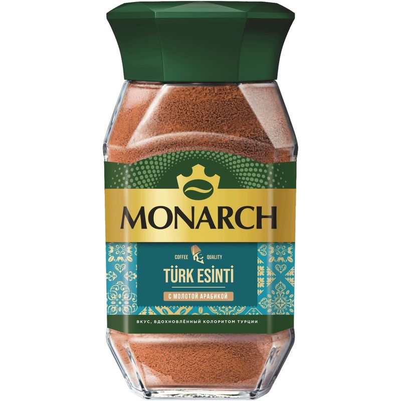 

Кофе Monarch Turk Esinti растворимый с добавлением жареного молотого 90 г