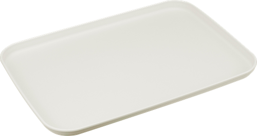 Поднос IDEA 25,5x35см, белый ротанг, Арт. М1108-Л