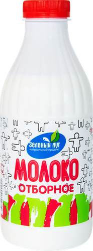 

Молоко Зеленый Луг пастеризованное 3.4-4.5% 0.75 л