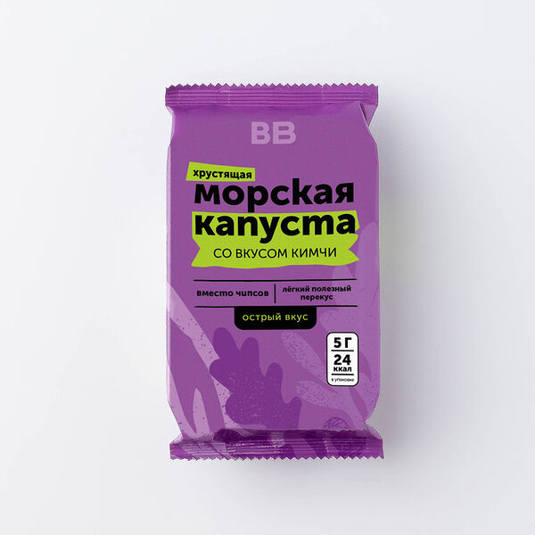 Морская капуста хрустящая со вкусом кимчи