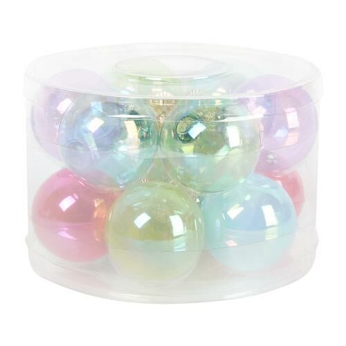 Набор стеклянных шаров НК MU-XXZ1102, 5 см, 12 шт