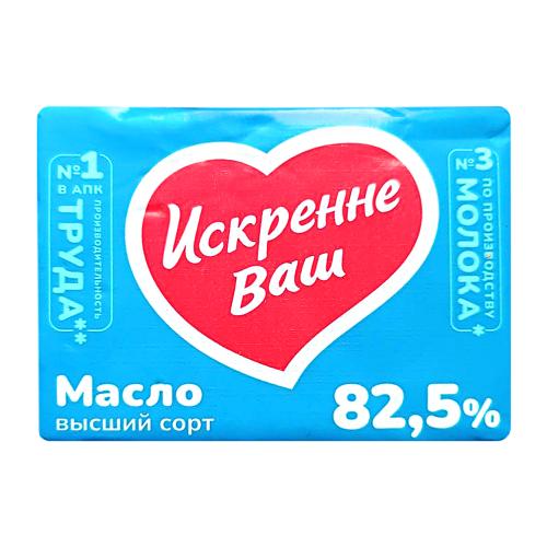

Масло сливочное Искренне Ваш традиционное 82.5% 180 г