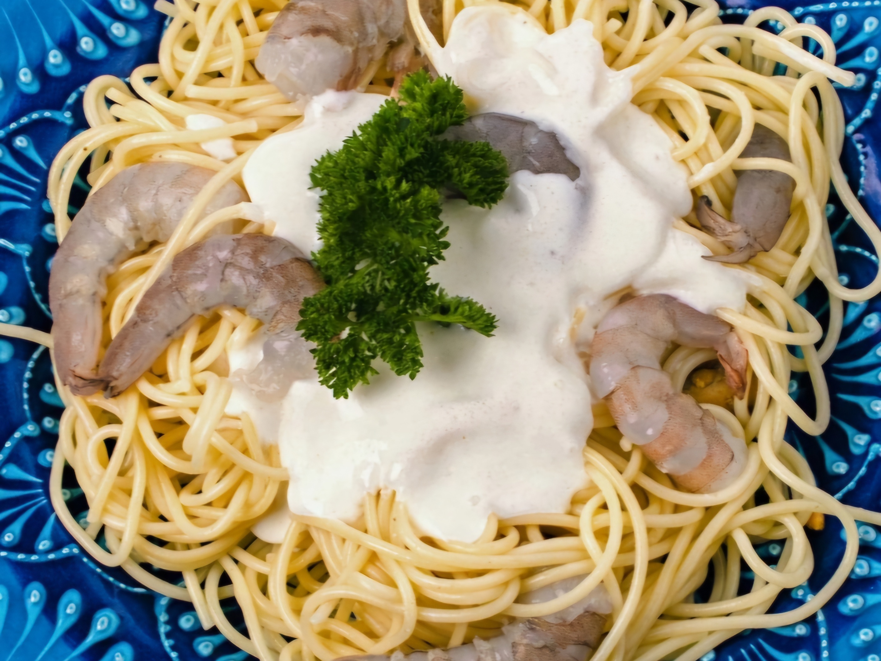 Паста с креветками