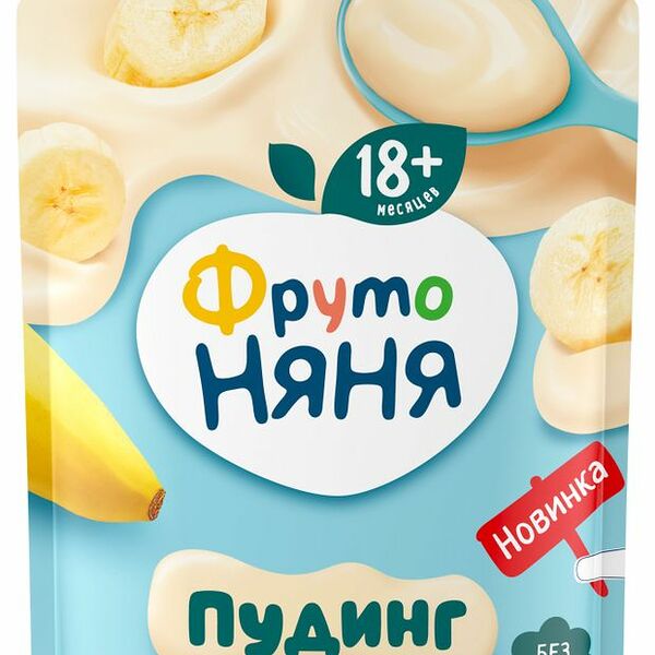 Пудинг ФрутоНяня молочный с бананом 90 г