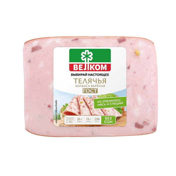 Колбаса Велком Телячья вареная 400 г