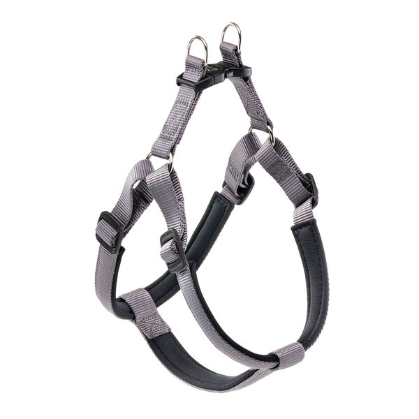 Шлейка для собак на мягкой подкладке Daytona Large, обхват шеи 65-70 см, обхват груди 66-73 см, темно-серый