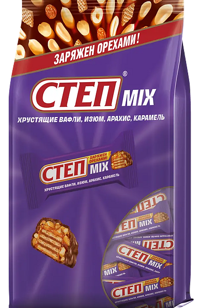 Конфеты Славянка Степ MIX шоколадные 200 г