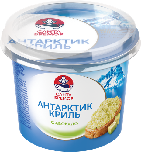

Паста Санта Бремор с антарктическим крилем Антарктик-Криль с авокадо 150 г