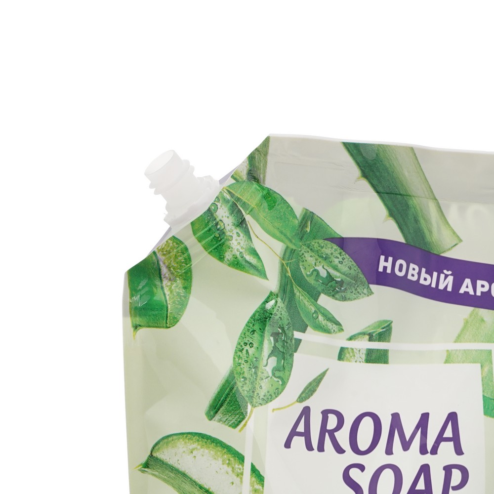 

Жидкое мыло Aroma Soap Алоэ вера и зелёный чай, 1 л