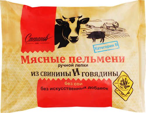 

Пельмени Степанов с говядиной 800 г