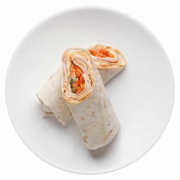 Сэндвич-ролл Пятёрочка Кафе с ветчиной и сыром 200 г