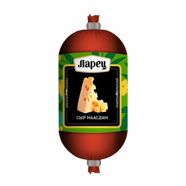 Сыр Ларец плавленый колбасный Маасдам 45% БЗМЖ 430 г