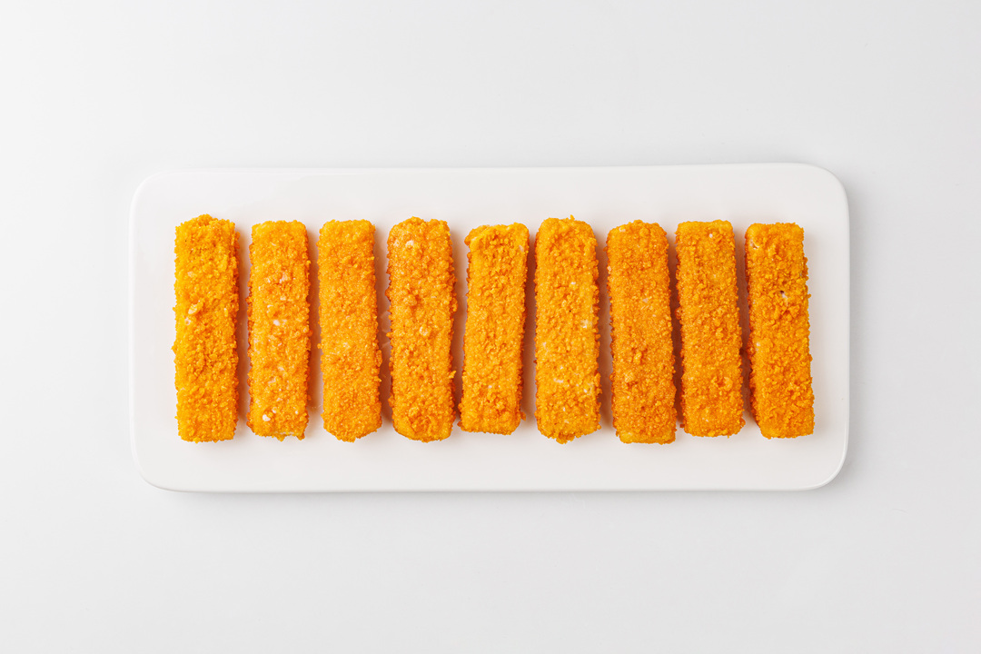 

Рыбные палочки из филе минтая в панировке замороженные вес