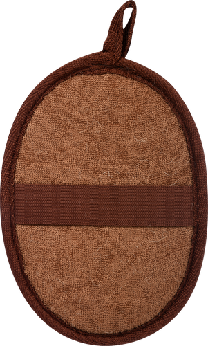 

Мочалка из рами овальная с хлопком Банные штучки 11х16см арт30