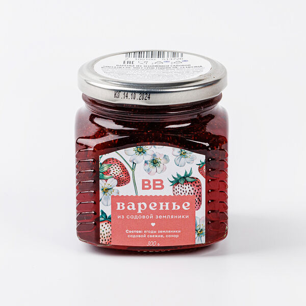 Варенье ВкусВилл из садовой земляники 300 г