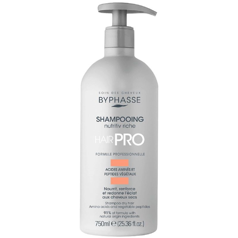 

Шампунь Byphasse Nutritiv Riche Hair Pro для сухих и поврежденных волос 750 мл