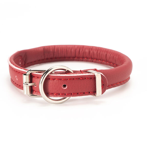 Ошейник Аркон Candy для кошек и собак бордовый ширина 1.2 см, длина 32 см