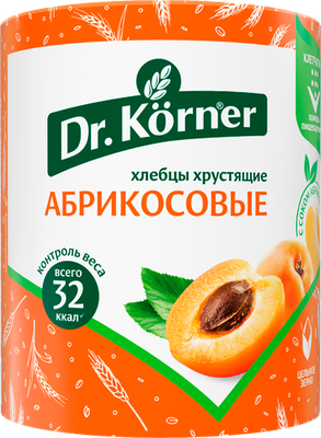 Хлебцы Dr.Korner Абрикосовые 90 г