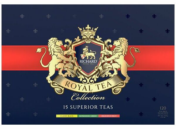 Чайный набор Richard Royal Tea Collection ассорти в пакетиках 120 шт, 230.4 г