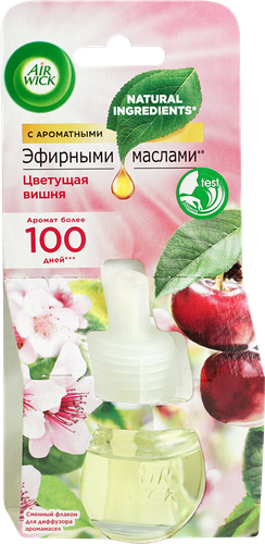 

Сменный флакон для электрического диффузора аромамасел Air Wick Вишневый сад 19 мл