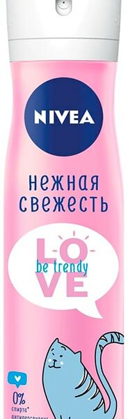Антиперспирант-спрей NIVEA Love be trendy Нежная свежесть 150мл