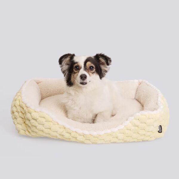 Лежак Софт 61х50см, желтый