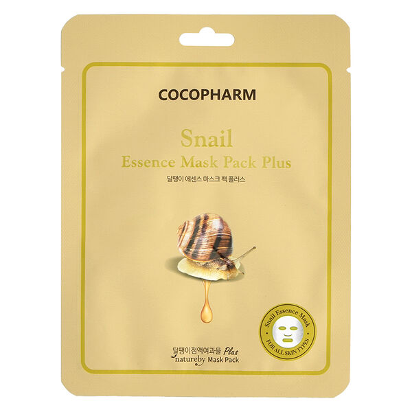 Маска для лица Cocopharm Pack Plus с экстрактом муцина улитки 25 г