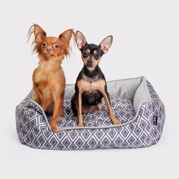 Лежак Румба серый 52х45х17см