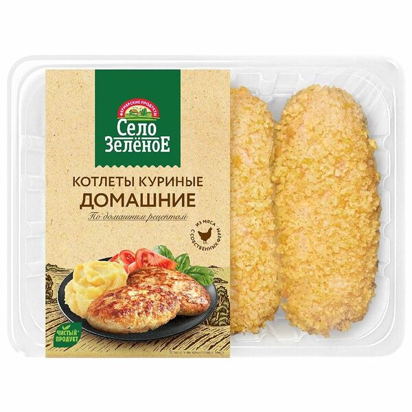 Котлеты Село Зеленое Домашние куриные