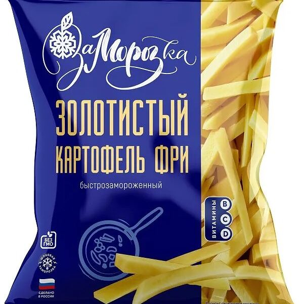 Картофель фри ЗаМорозка Золотистый 400 г