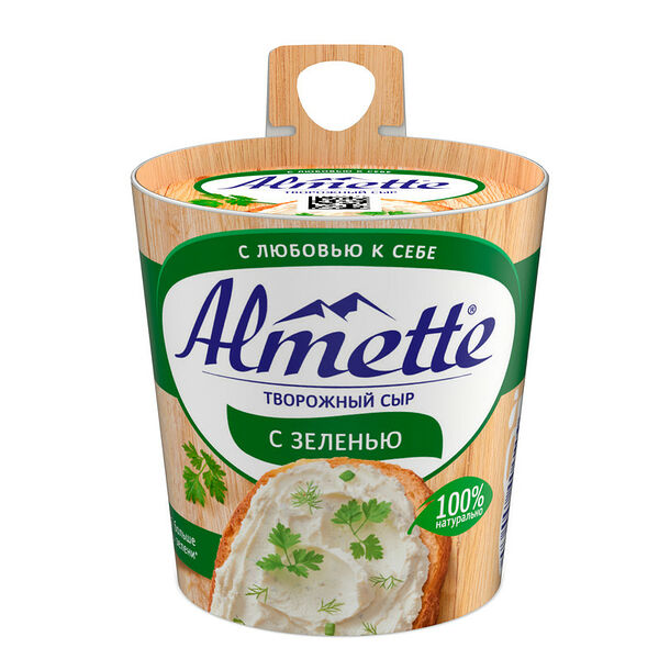 Творожный сыр Almette с зеленью, 60%, 150 г