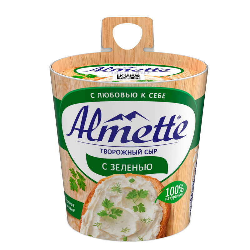 

Творожный сыр Almette с зеленью, 60%, 150 г