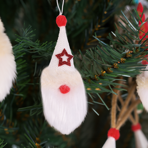 

Украшение елочное Homeclub Гном в шапке со звездой 14 см цвет в ассортименте